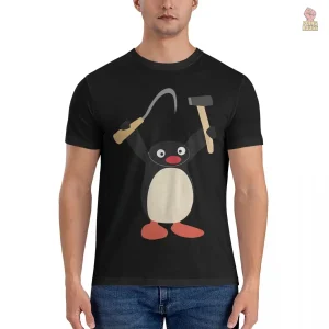 T-shirt Pingu, design inspiré du communisme