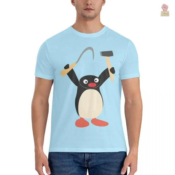T-shirt Pingu, design coloré et provocateur
