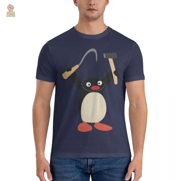 T-shirt Pingu, combinaison de satire et d'art