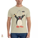 T-shirt Pingu, design inspiré du communisme - vue 2