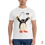 T-shirt Pingu, design inspiré du communisme - vue 4