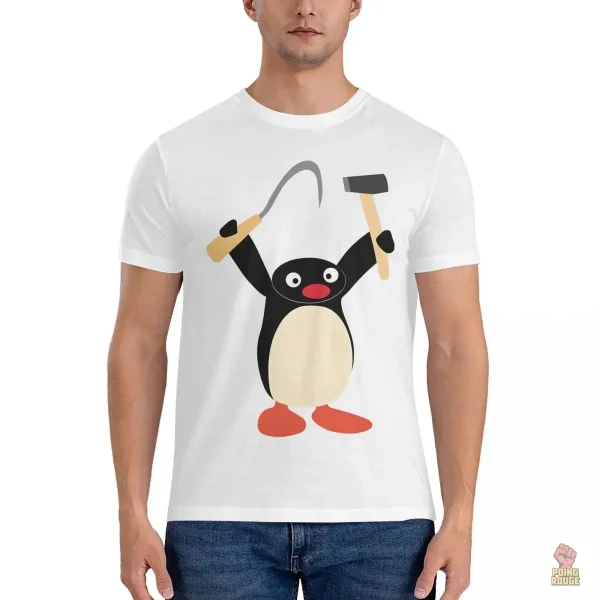 T-shirt Pingu, design inspiré du communisme - vue 4