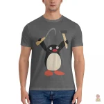 T-shirt Pingu, design inspiré du communisme - vue 5