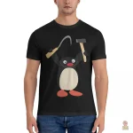 T-shirt Pingu, design inspiré du communisme - vue 6