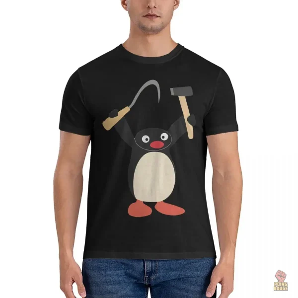T-shirt Pingu, design inspiré du communisme - vue 6