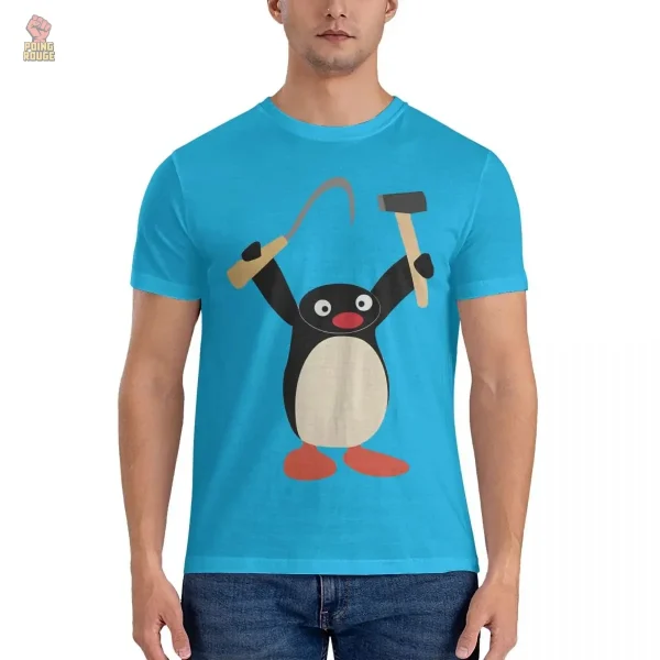 T-shirt à message Pingu, tendance politique