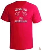 T-shirt communiste au style humoristique russe