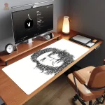Tapis bureau Che Guevara avec fond kaki