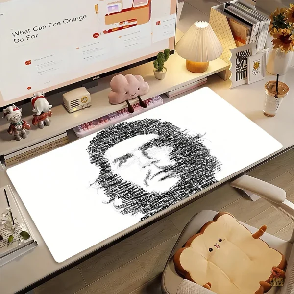 Tapis XXL Che Guevara fond rouge vif