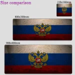 Tapis bureau style communiste tricolore