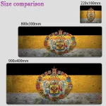 Aigle russe sur tapis de souris tricolore