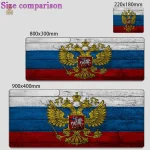 Motif tricolore pour tapis de bureau communiste