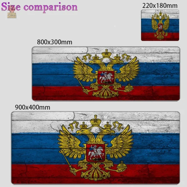 Motif tricolore pour tapis de bureau communiste