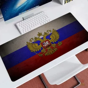 Tapis XXL communiste avec drapeau tricolore