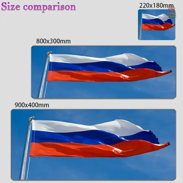 Tapis XXL avec symbole impérial et drapeau