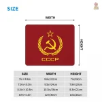 Étoile rouge et blanche sur fond rouge, style communiste