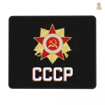 Tapis de souris représentant l'emblème communiste classique