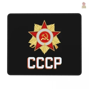 Tapis CCCP Médaille Ordre Victoire Or Fond Noir