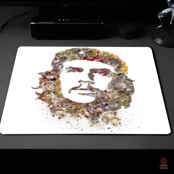 Tapis de souris noir Che Guevara pour passionnés
