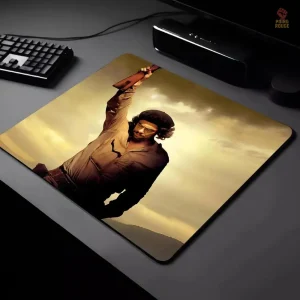 Tapis Che Guevara en tons rouge et vert