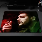 Tapis Che Guevara en style contemporain rose