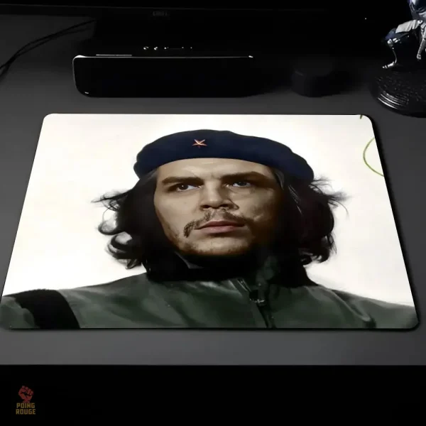 Tapis Che Guevara silhouette sur fond gris