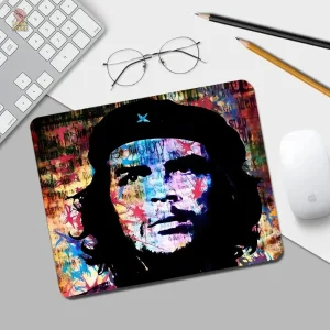 Tapis Che Guevara silhouette graffiti multicolore