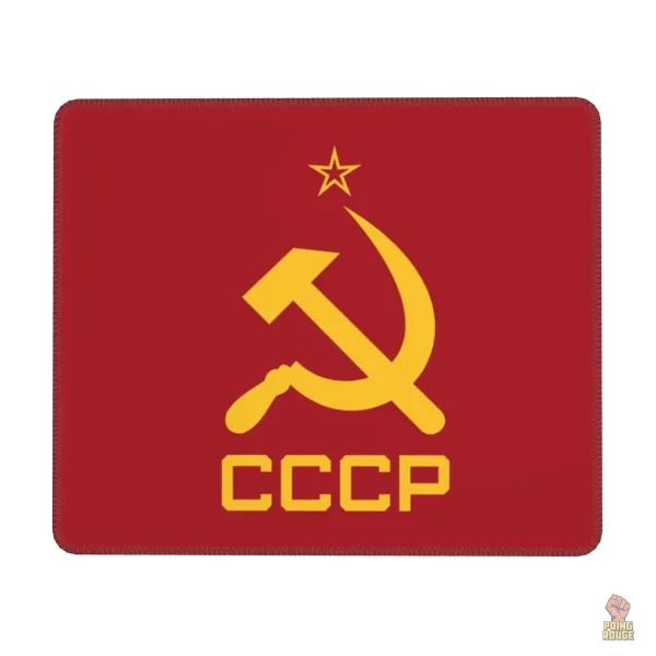 Tapis faucille et marteau, accessoire de bureau unique