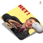 Tapis souris au style rétro communiste doré
