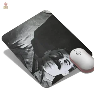 Tapis souris vintage noir et blanc Staline