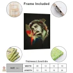 Aquarelle de Che Guevara avec effet fumé