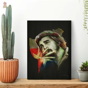 Affiche artistique Che Guevara, décor Cuba