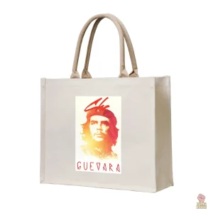 Tote bag Che Guevara portrait aquarelle rouge