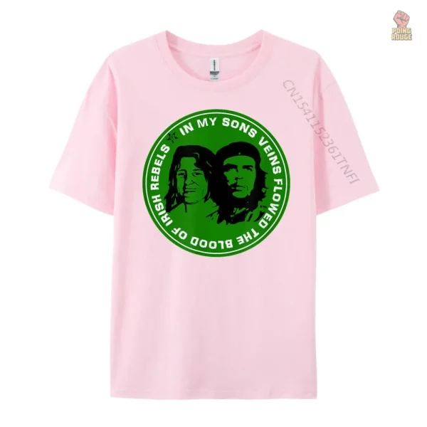 T-shirt révolte irlandaise, Che Guevara et Bobby Sands