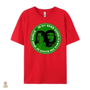 T-shirt militant Che Guevara, hommage à Bobby Sands