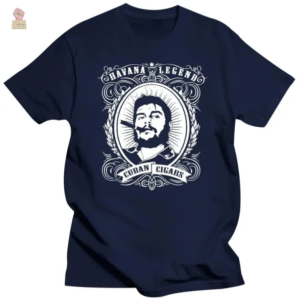 T-shirt graphique Che Guevara, style vintage et engagé