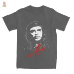 T-shirt révolutionnaire avec motif Che Guevara