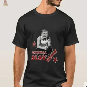 T-shirt Staline Slavs Squat en coton