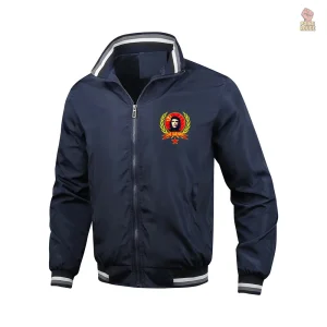Veste Che Guevara bleue au design emblématique