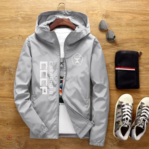 Veste colorée au style vintage soviétique