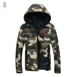 Veste bleu marine avec touches de vert lime, CCCP