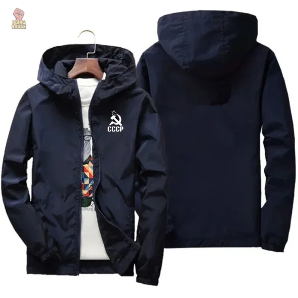 Veste multicolore au style rétro soviétique